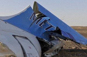 Remains of Metrojet flight that crashed in Sinai, Egypt (Egypt PM office/Suliman el-Oteify)